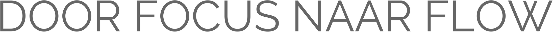 Door Focus Naar Flow